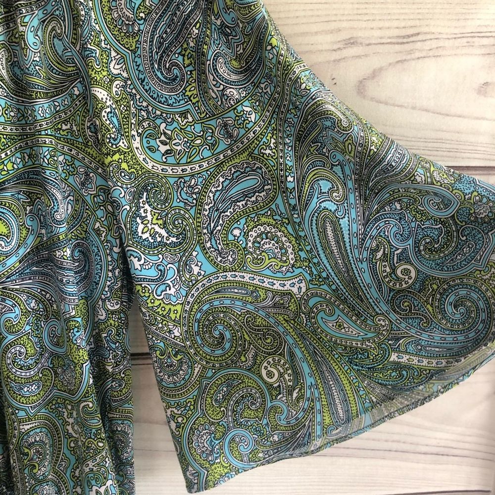 MICHAEL Michael Kors Paisley Print Peasant Blouse - Picture 3 of 6